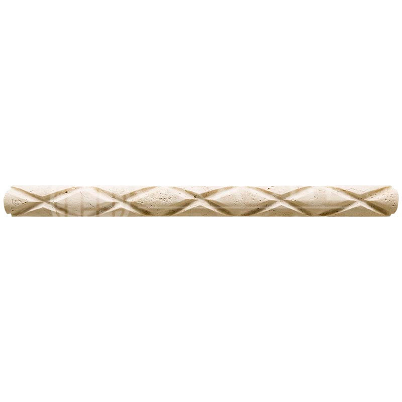 Ivory / Light Travertine - 1" X 12"  Rope Liner