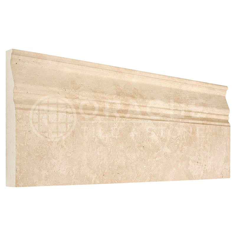Ivory / Light Travertine - 5" Baseboard Trim
