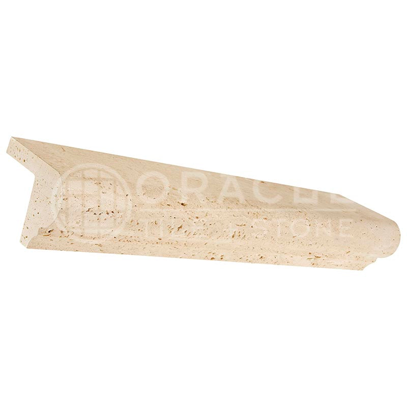 Ivory / Light Travertine - Corner Ogee Trim