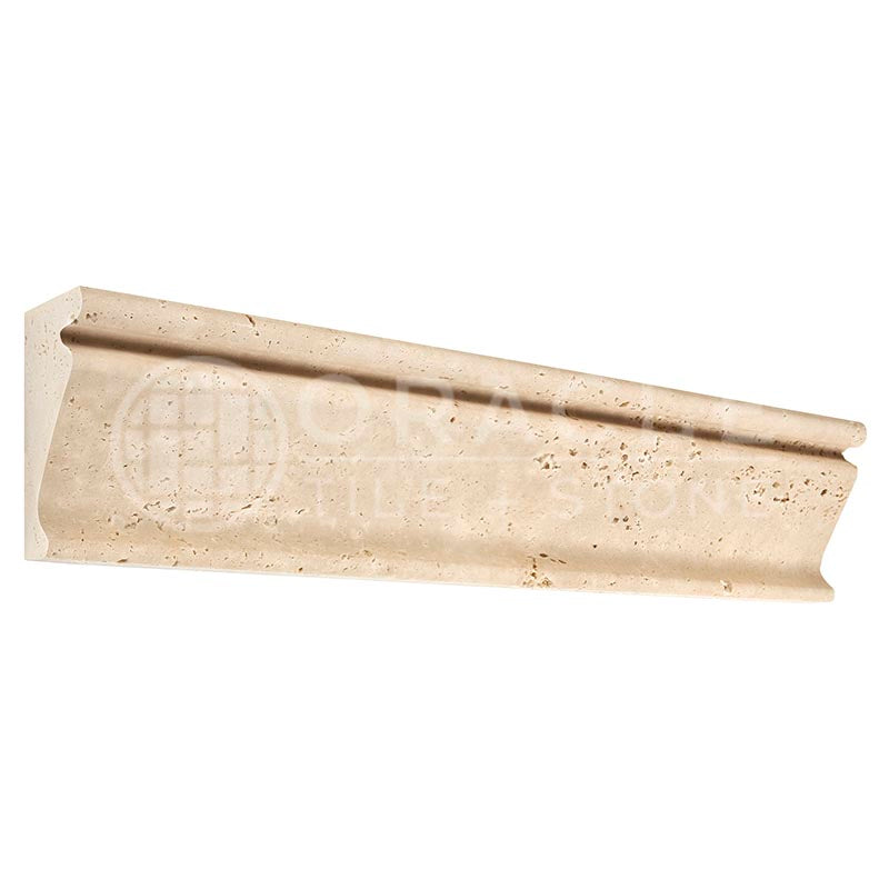 Ivory / Light Travertine - Crown Molding Trim