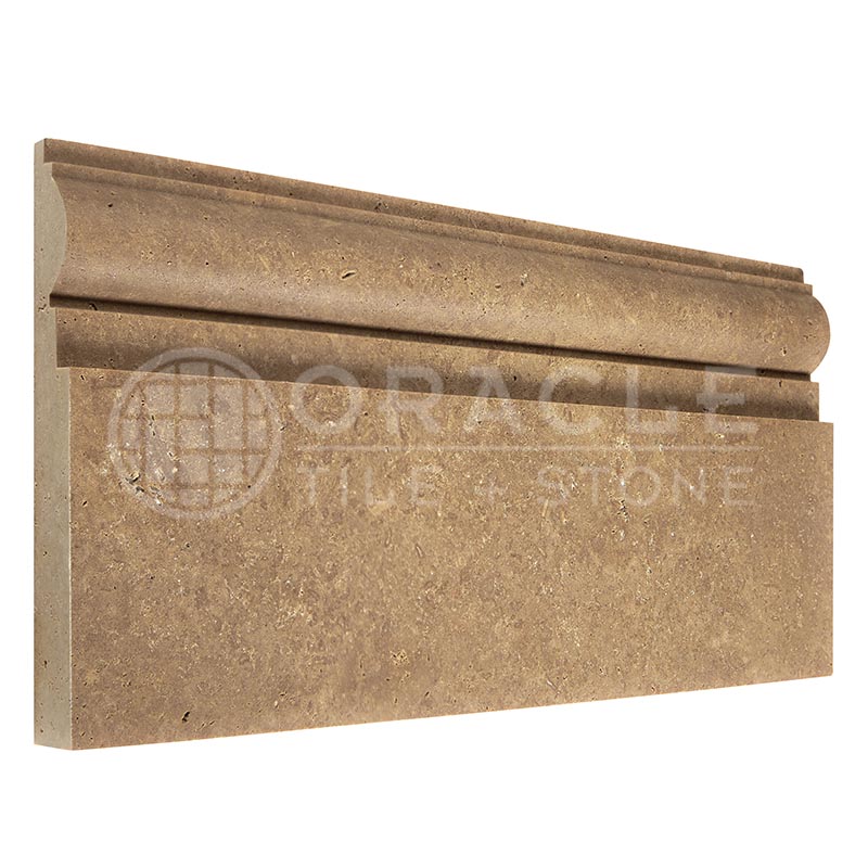 Noce Travertine - 6" Baseboard Trim
