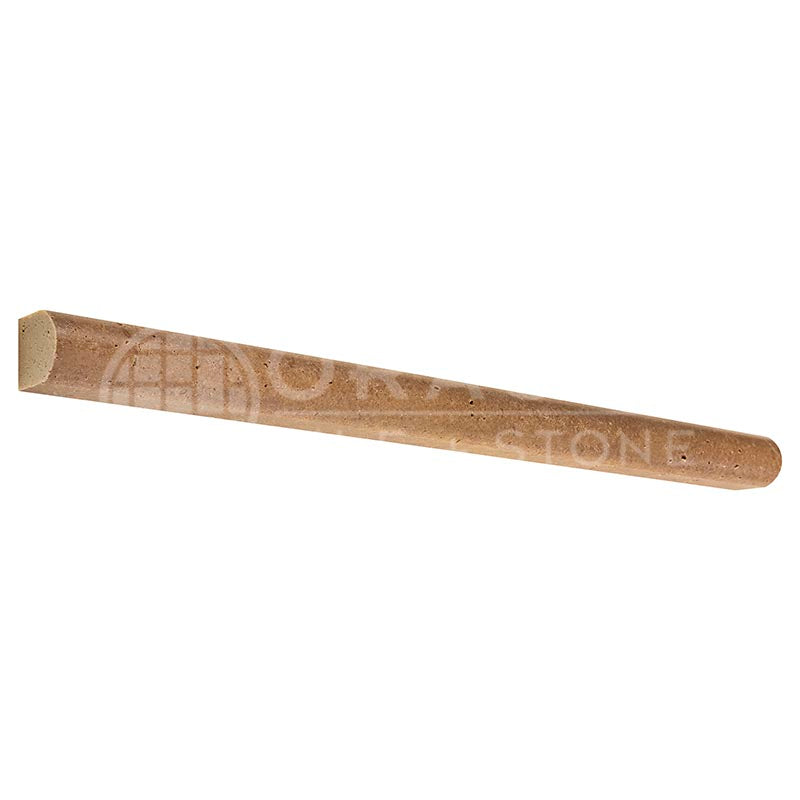 Noce Travertine - 3/4" X 12" Bullnose Liner