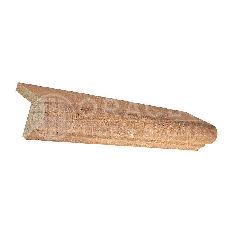 Noce Travertine - Corner Ogee Trim