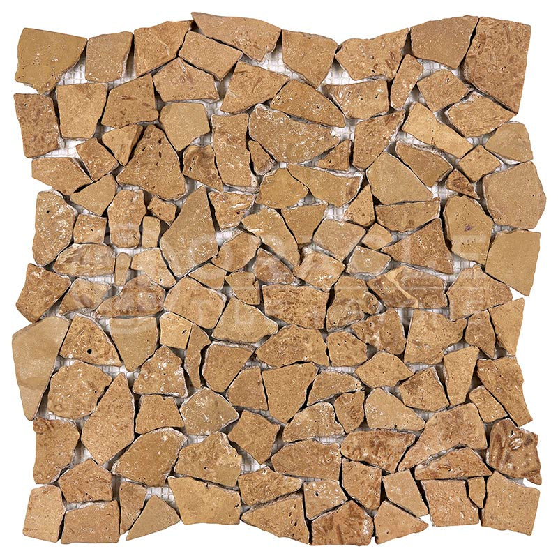 Noce	Travertine	-	Flat Pebble / Paledian (Random Broken) Mosaic	Tumbled