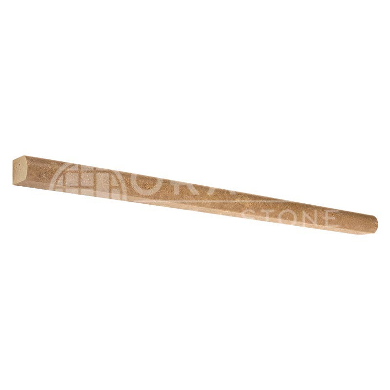 Noce Travertine - 1/2" X 12" Pencil Liner