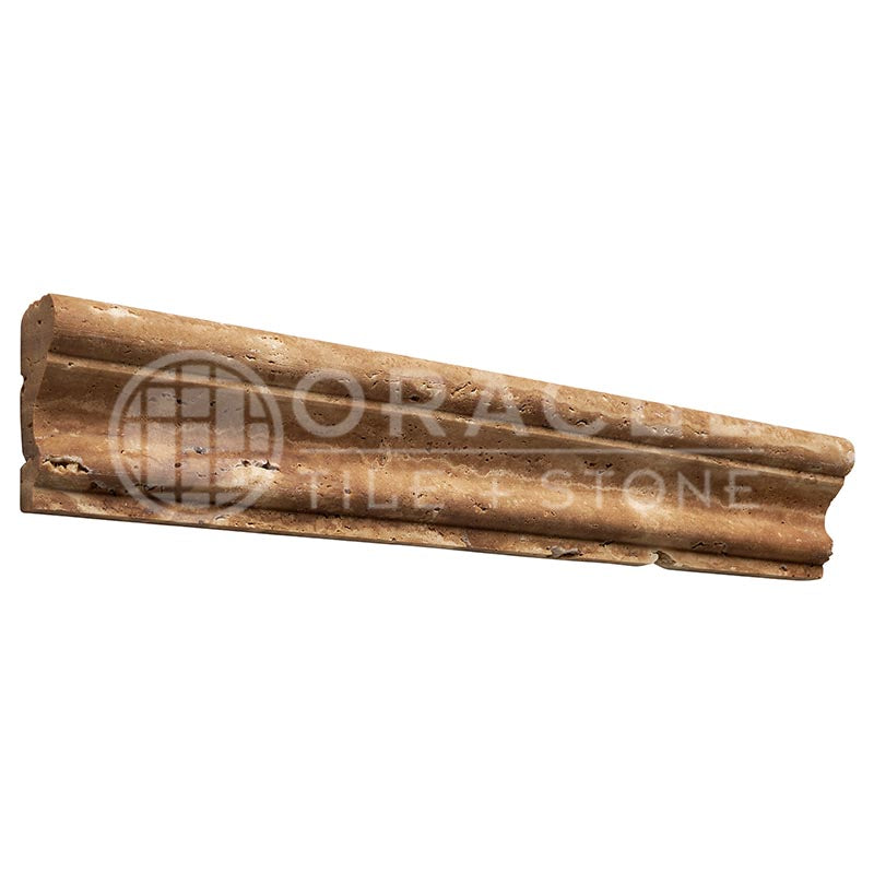 Noce Exotic (Vein-Cut) Travertine - Milano Molding Trim