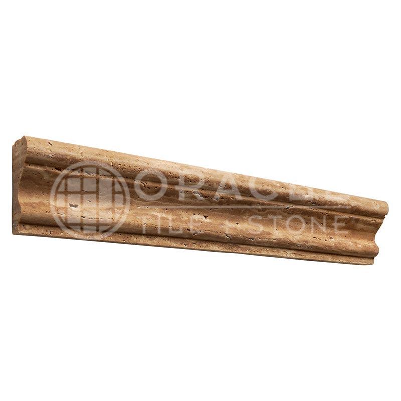 Noce Exotic (Vein-Cut) Travertine - Milano Molding Trim