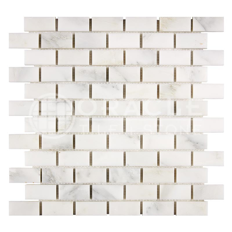 Oriental White (Asian Statuary)	Marble	1" X 2"	Brick Mosaic