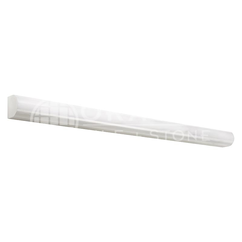 Oriental White (Asian Statuary) Marble - 3/4" X 12" Bullnose Liner