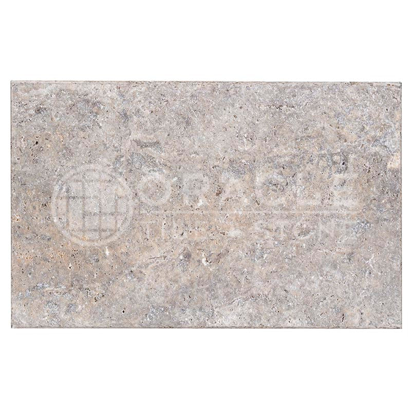 Silver Travertine - 16" X 24" Rectangular Field Tile
