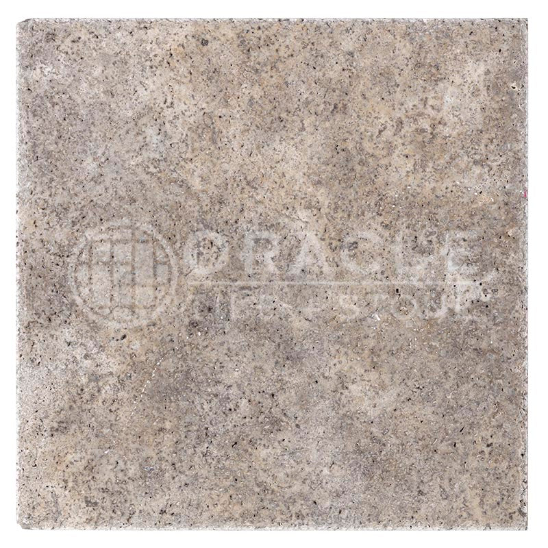 Silver Travertine - 16" X 24" Rectangular Field Tile