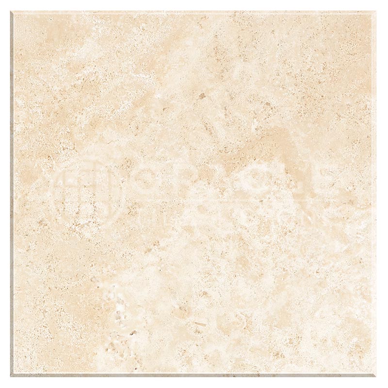 Durango (Mexican) Travertine 	18" X 18"	Tile (Micro-Beveled)	Filled & Honed