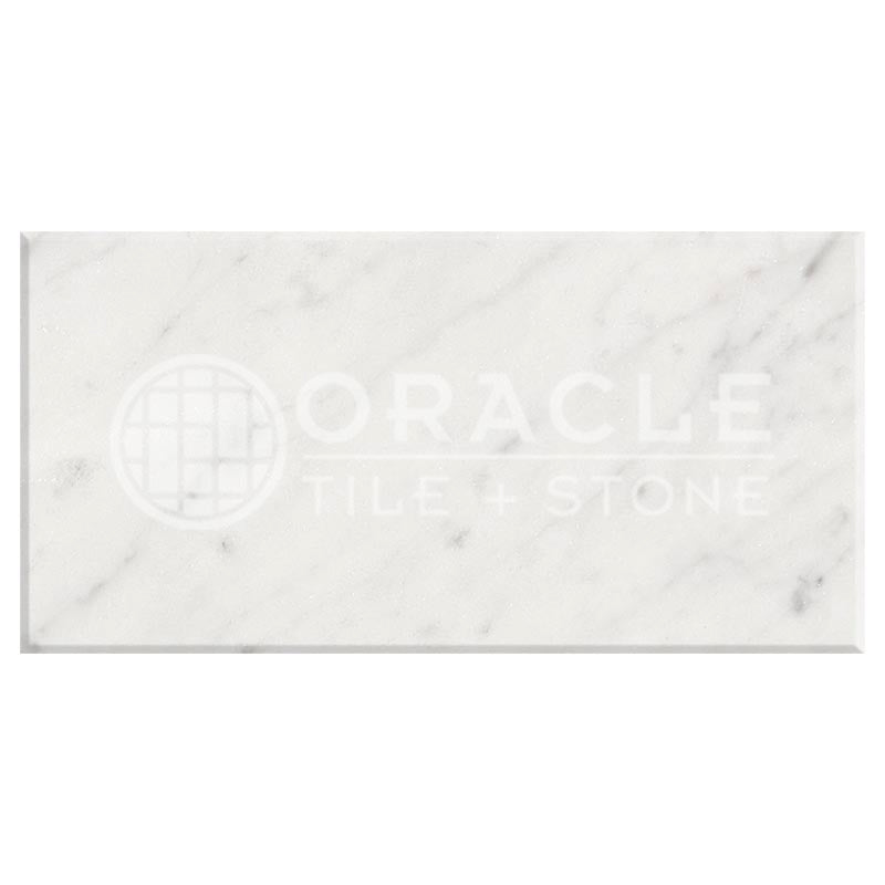 Italian Carrara White Marble - 3" X 6" Rectangular Field Tile