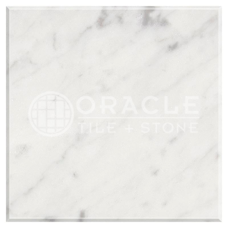 Italian Carrara White Marble - 4" X 4" Field Tile