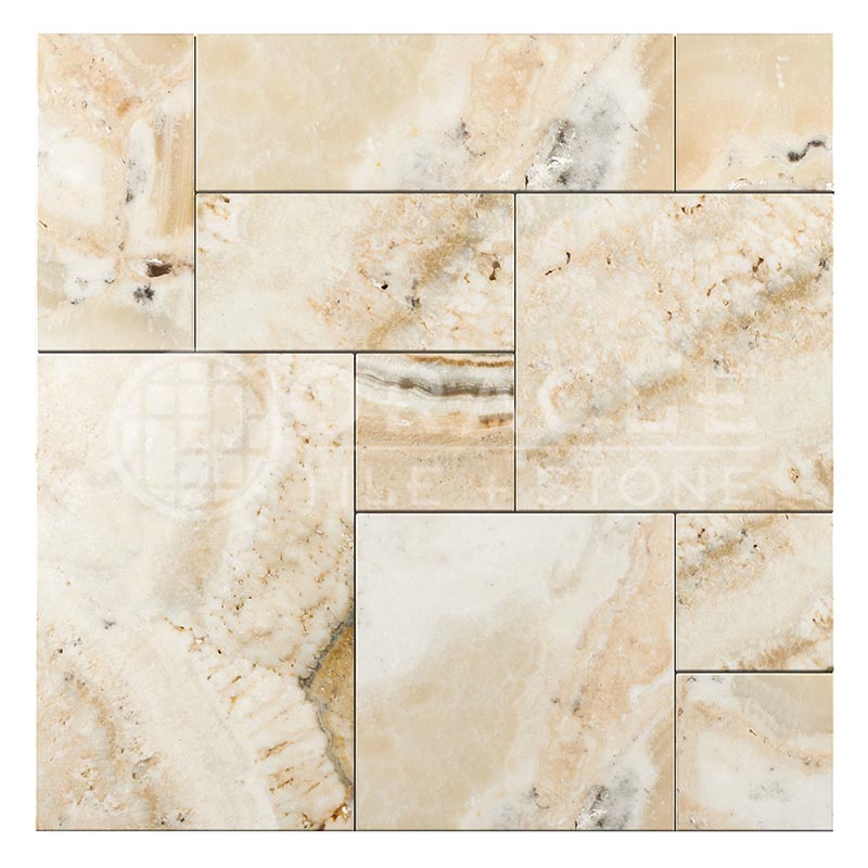 Latravonya Travertine - Versailles / French Pattern Field Tile - (8 sq. ft. / bundle)