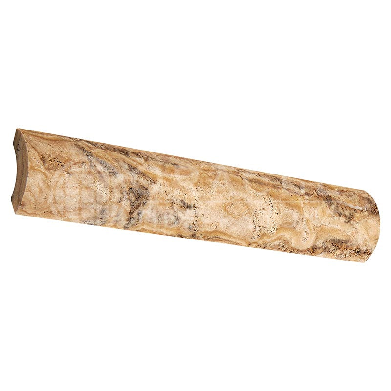 Scabos Travertine - 1" X 6" Quarter-Round Trim