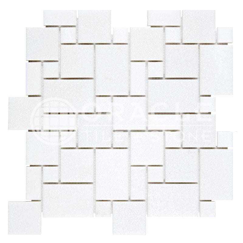 Thassos White (Greek)	Marble	-	Mini-Versailles Pattern