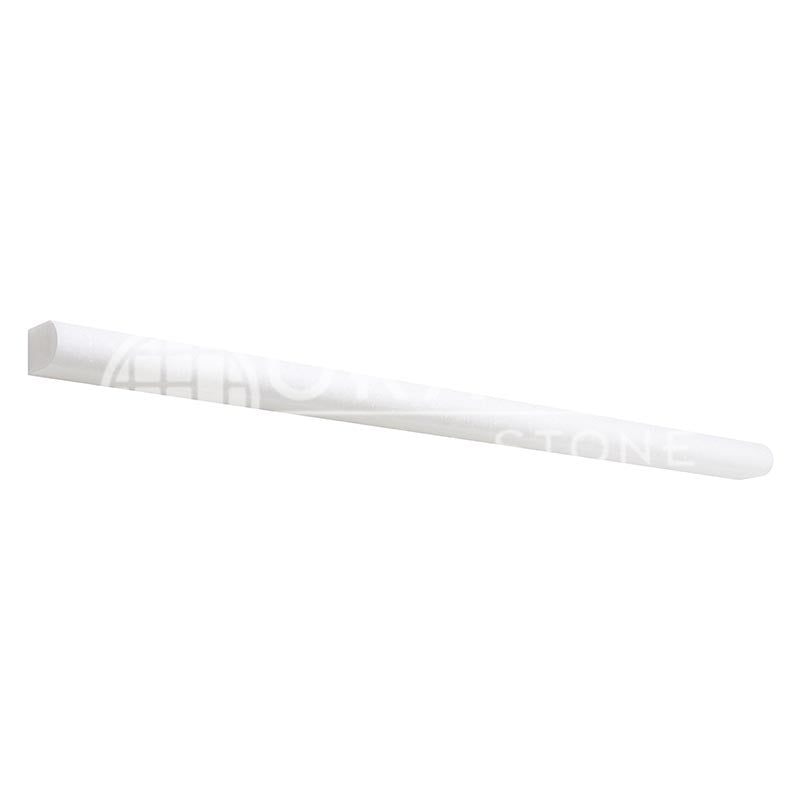 Thassos White Marble - 1/2" X 12" Pencil Liner