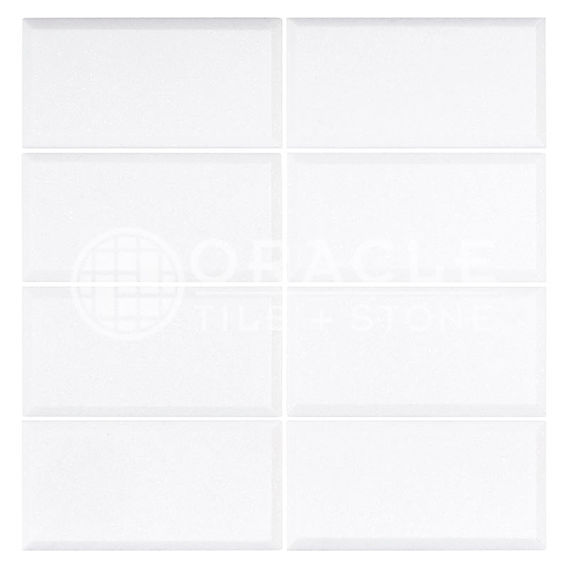 Thassos White Marble - 3" X 6" Rectangular Field Tile