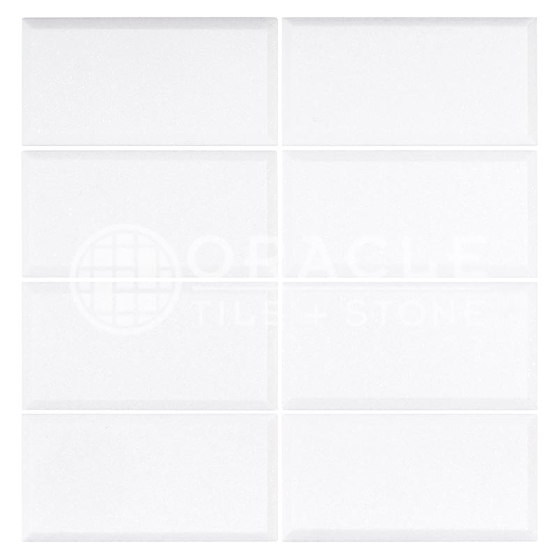 Thassos White (Greek)	Marble	3" X 6"	Tile (Deep-Beveled)