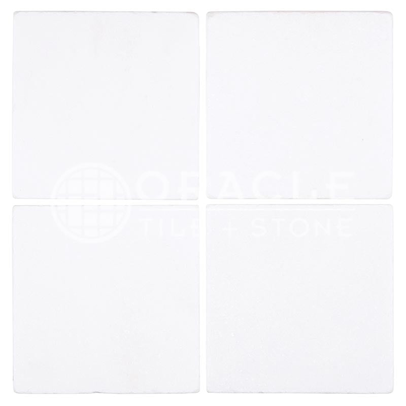 Thassos White (Greek)	Marble	6" X 6"	Tile	Tumbled