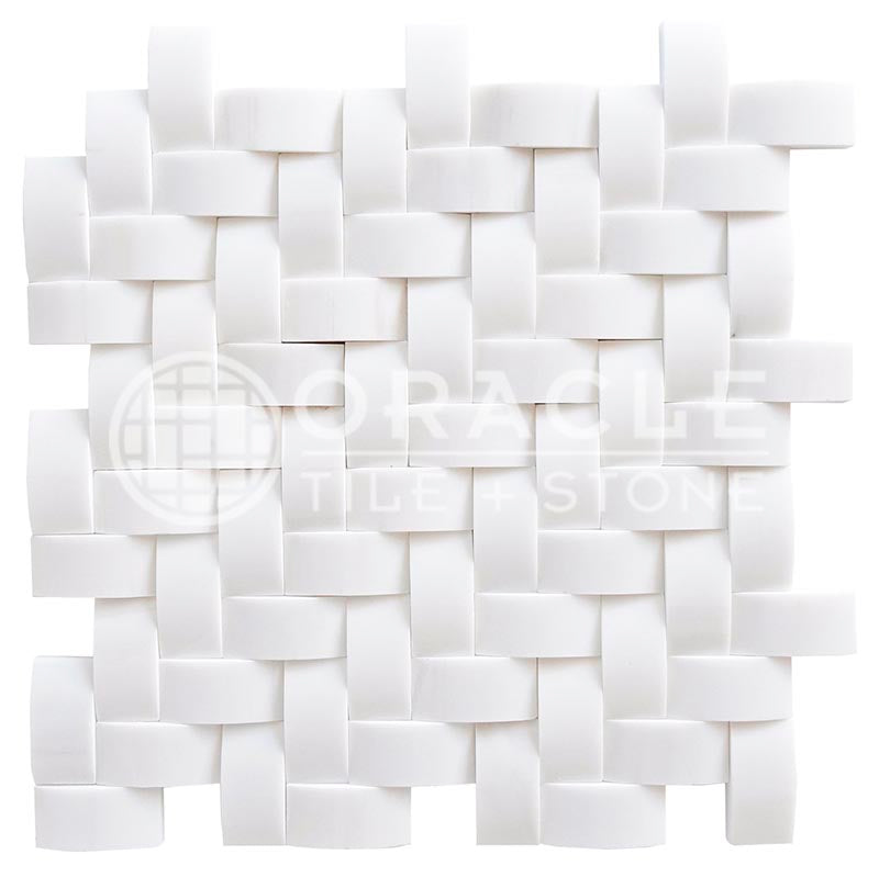 Bianco Dolomiti (White Dolomite)	Dolomite	1" X 2"	Herringbone Mosaic