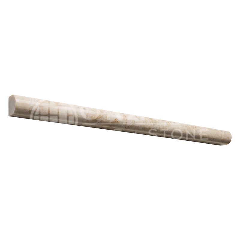 Cappuccino Marble - 3/4" X 12" Bullnose Liner