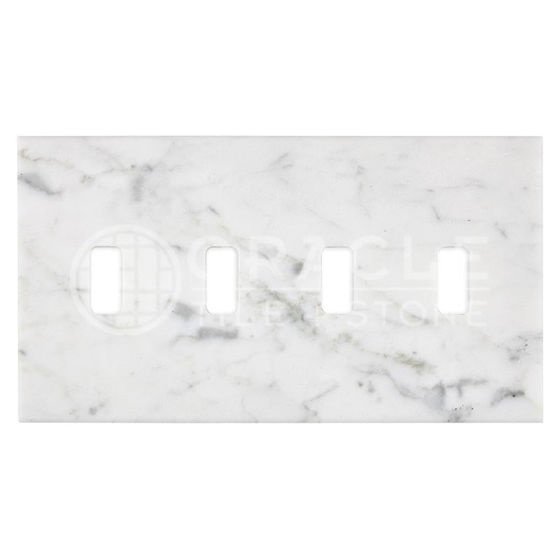 Carrara White (Bianco Carrara / Italian) Marble	4-TOGGLE	4 1/2" X 8 1/4"