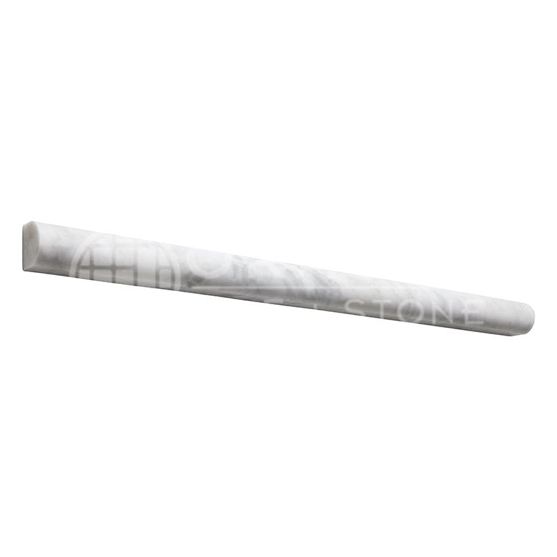 Bianco Congelato Dolomite - 3/4" X 12" Bullnose Liner