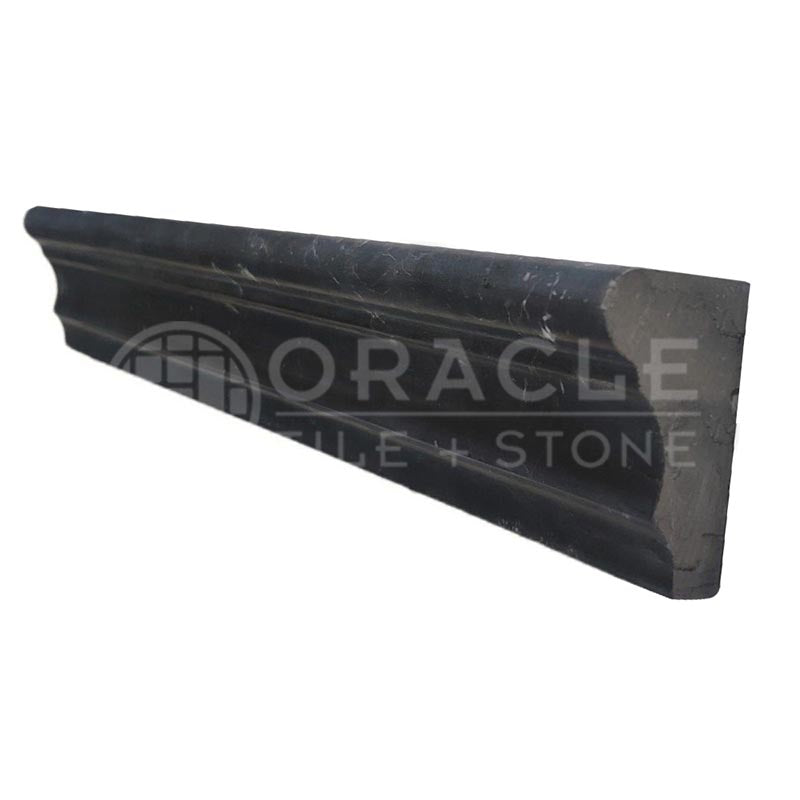 Negro Marquina Marble - Crown / Mercer Molding / Trim