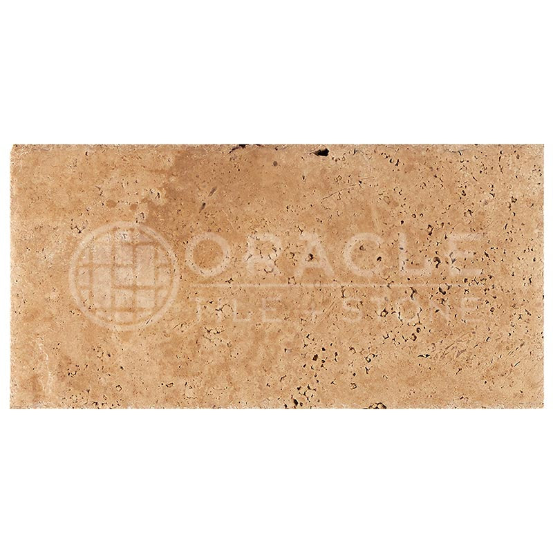 Walnut Travertine - 8" X 16" Rectangular Field Tile