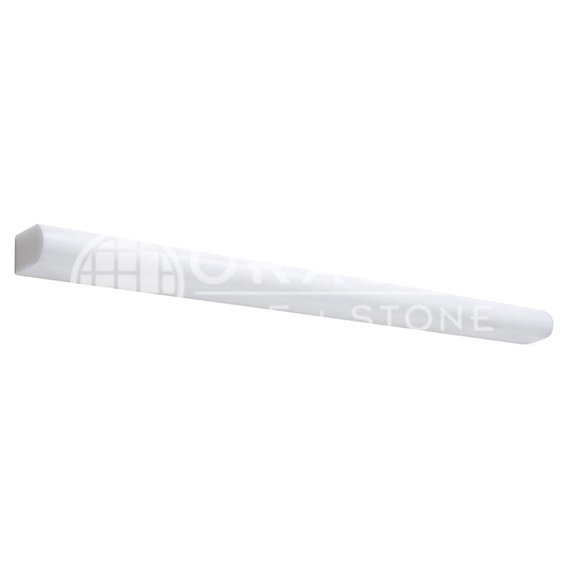 Bianco Dolomiti (Premium White Dolomite) - 1/2" X 12" Pencil Liner