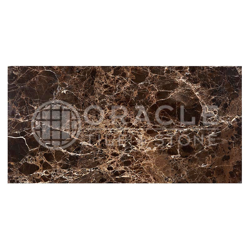 Emperador Dark Marble - 12" X 24" Rectangular Field Tile