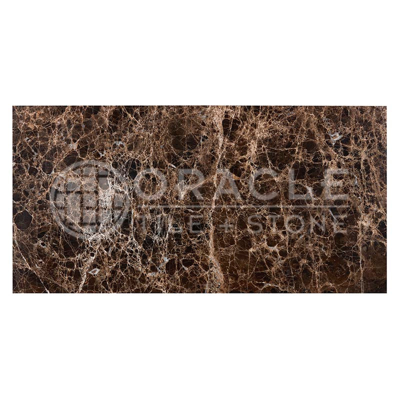 Emperador Dark Marble - 6" X 12" Rectangular Field Tile