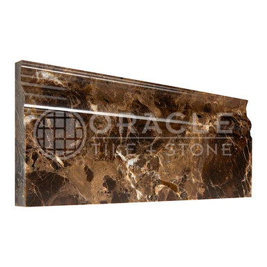 Dark Emperador Baseboard
