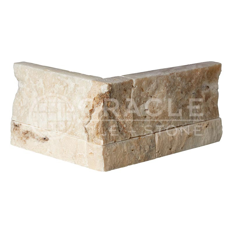Latravonya Travertine - Ledger Panel Architectural Tile CORNER Piece