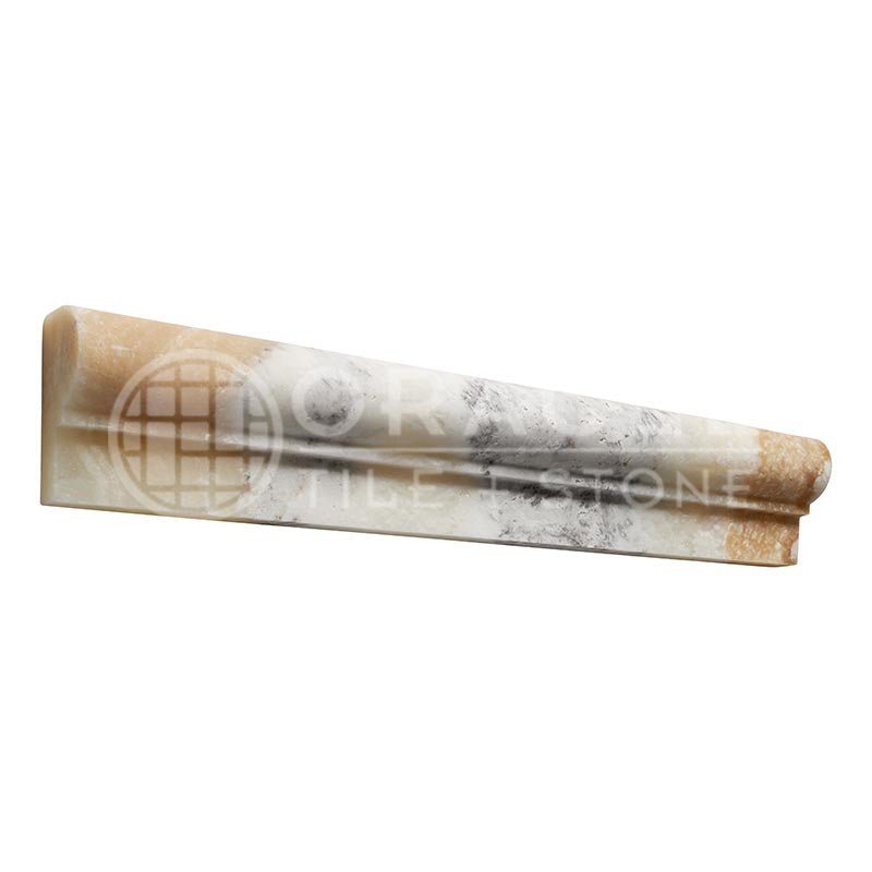 Latravonya Travertine - Single-Step OG-1 Chair Rail Trim