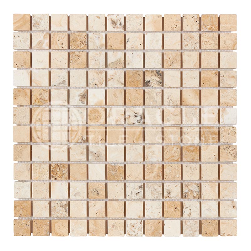 Philadelphia Travertine - 1" X 1" Mosaic Tile