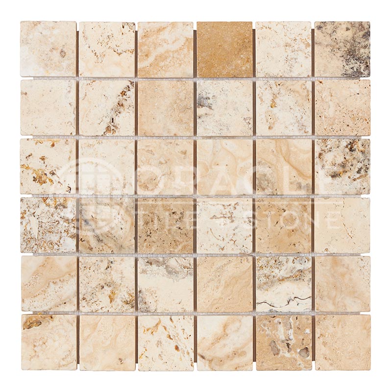 Philadelphia Travertine - 2" X 2" Mosaic Tile