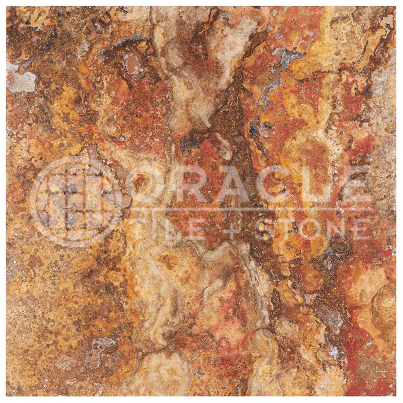 Scabos Travertine - 12" X 12" Field Tile