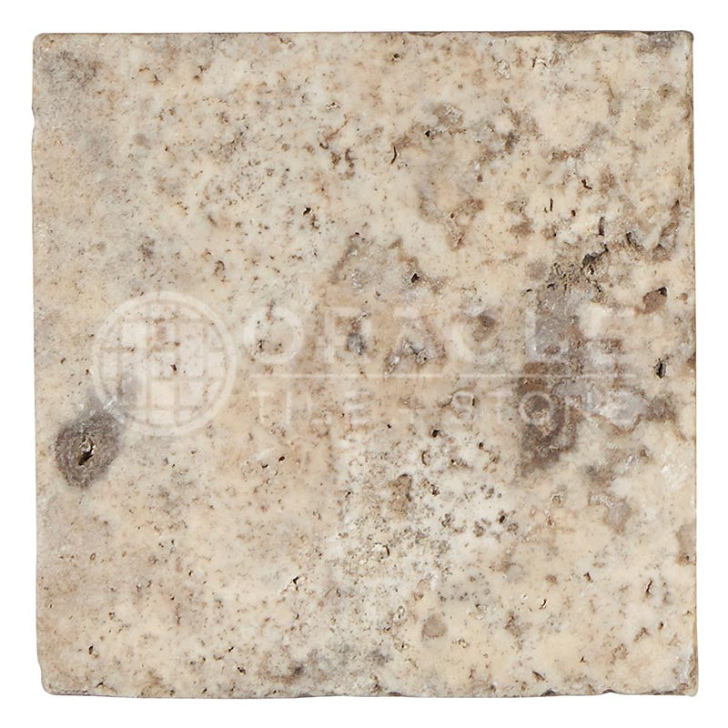 Silver Travertine - 16" X 16" Field Tile