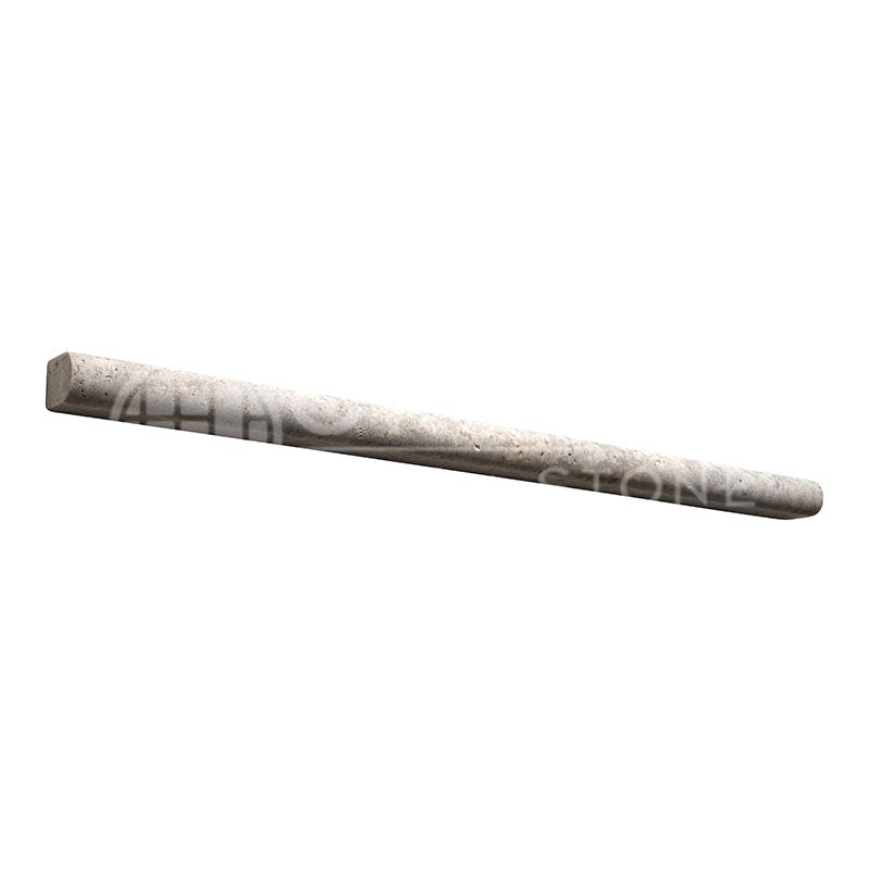 Silver Travertine - 1/2" X 12" Pencil Liner