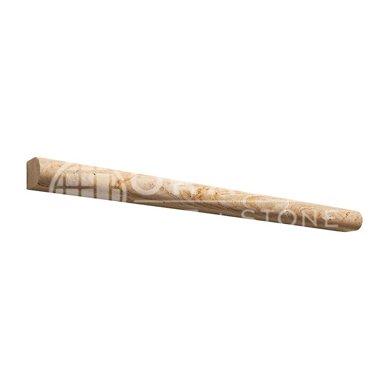Valencia Travertine - 3/4" X 12" Bullnose Liner