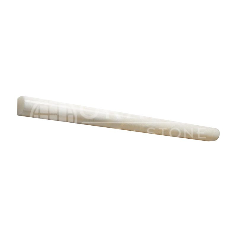 Vanilla Onyx (Bianco Fantastico) - 3/4" X 12" Bullnose Liner